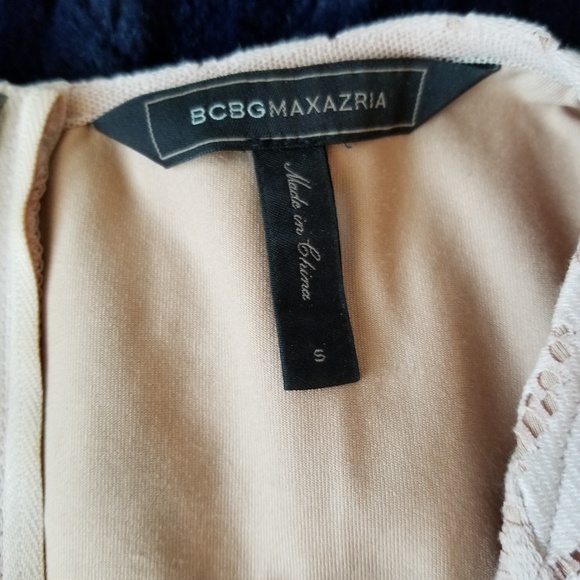 BCBGMaxAzria Light Pink Peplum Top - Picture 4 of 6